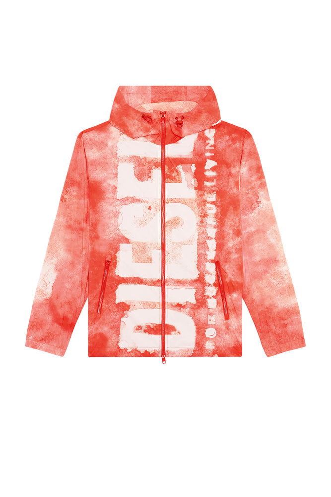 Watercolour-effect windbreaker with logo (3)