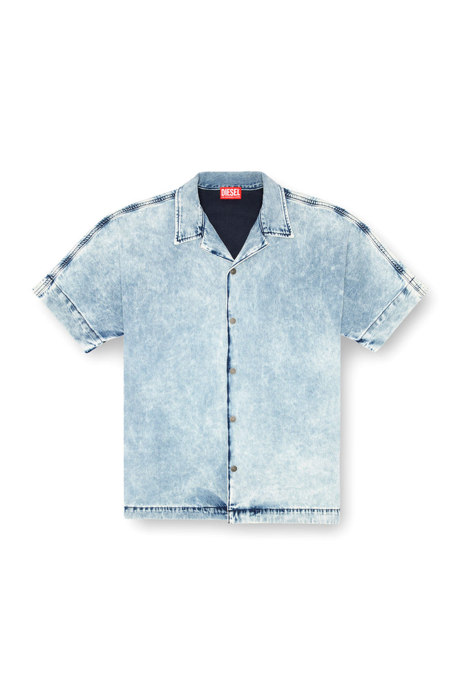 Denim bowling shirt with Oval D (4)