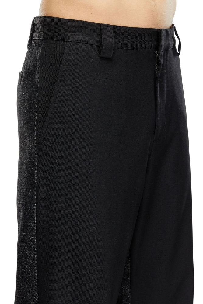 Hybrid pants in twill and denim (2)