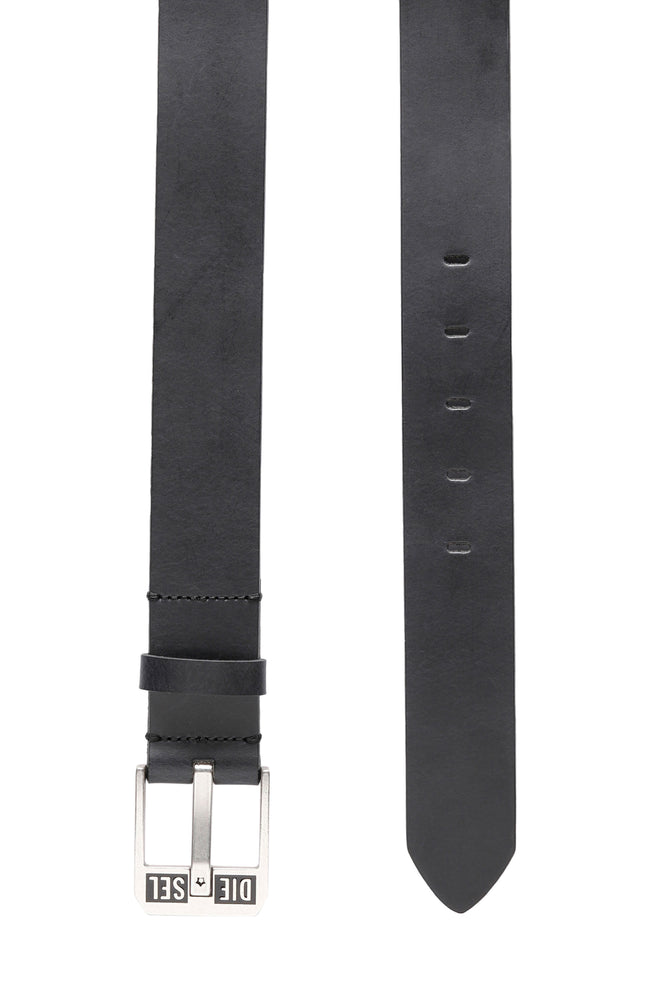 Leather Belt With Star Logo Buckle (2)