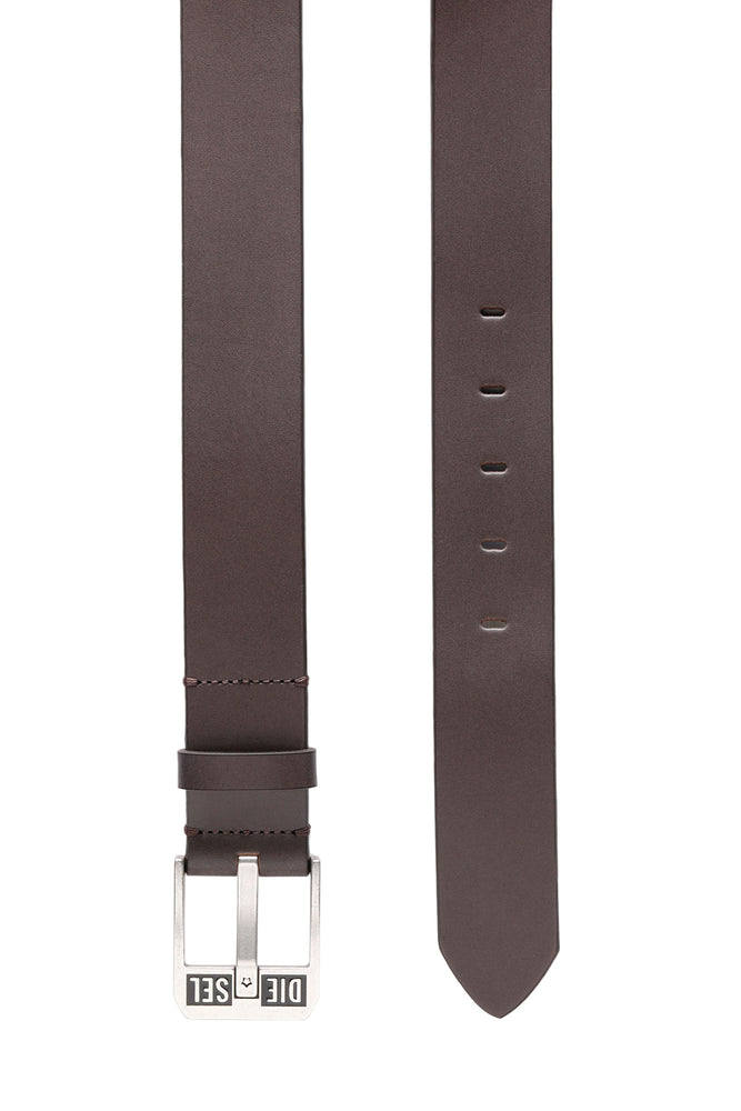 Leather Belt With Star Logo Buckle (2)