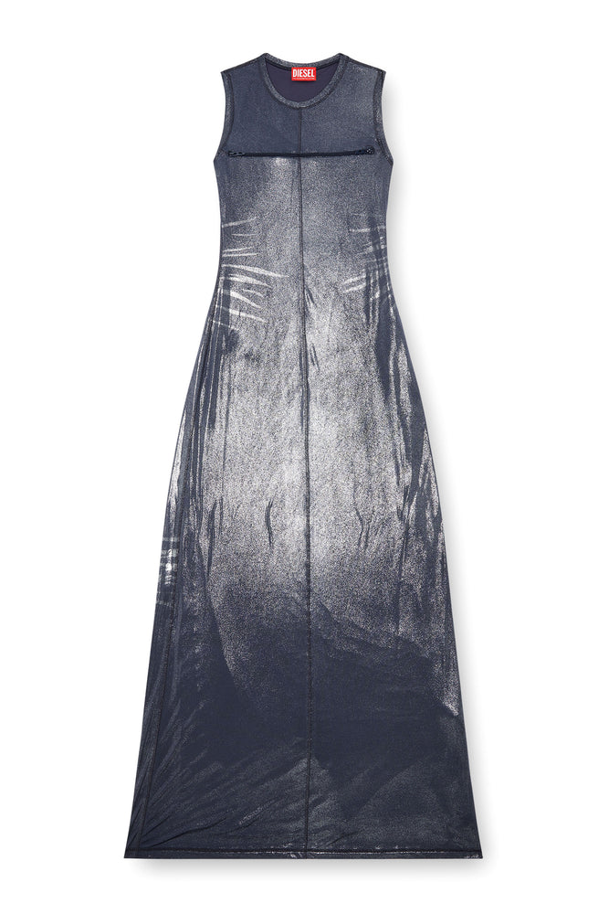 Long Metallic Dress With Zip Details (3)