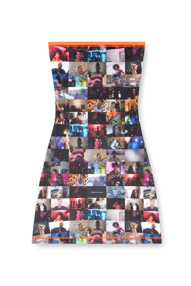 Tube Dress With Livestream Print (4)