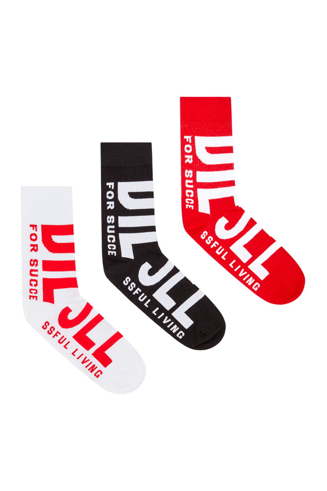 3-pack of maxi logo socks