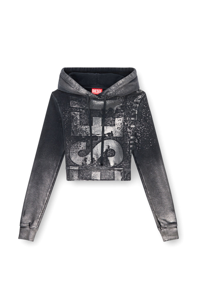 Cropped hoodie with metallic effects (4)