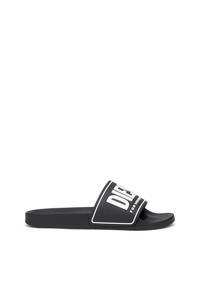 Sa-Mayemi-Pool slides with 3D logo