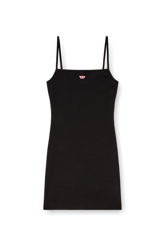 Short slip dress with D logo (3)