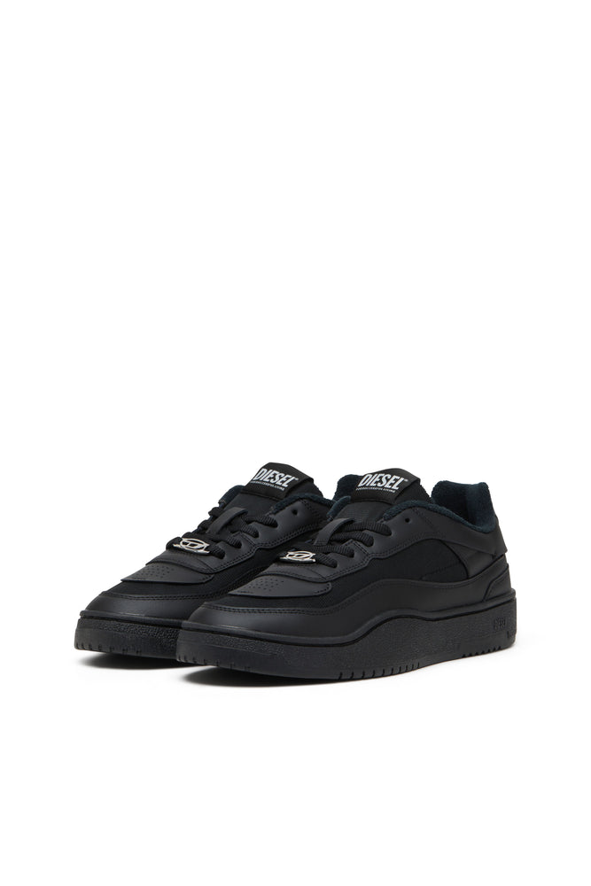 S-Oval Skate-Fabric-panelled leather sneakers (7)