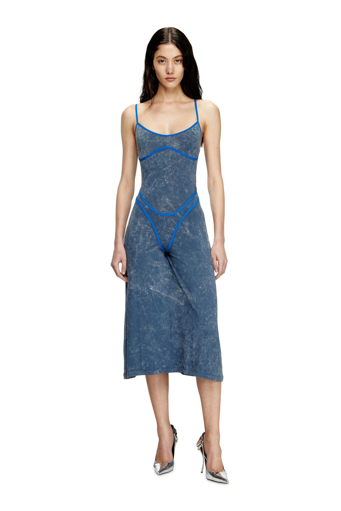 Strappy dress with underwear detail (3)