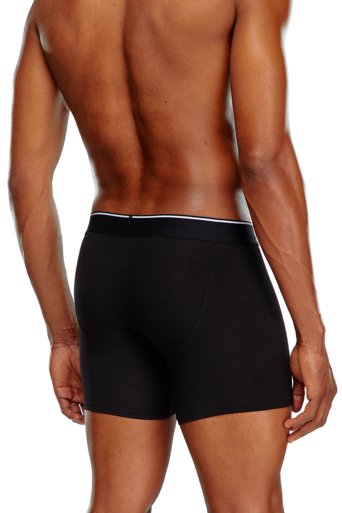 Three-pack of plain long boxer briefs (3)