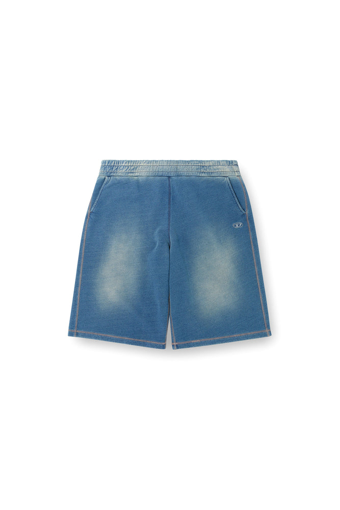 Faded indigo sweat shorts (3)