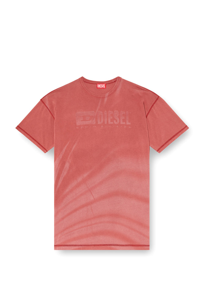 Laser-faded logo T-shirt (3)