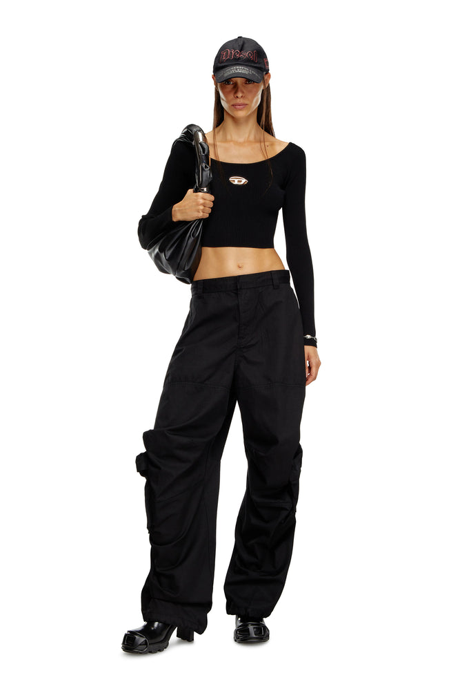 Off-the-shoulder top in ribbed knit (3)