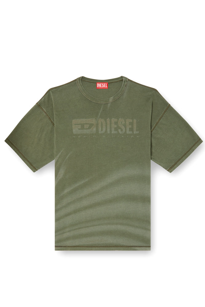Laser-faded logo T-shirt (3)
