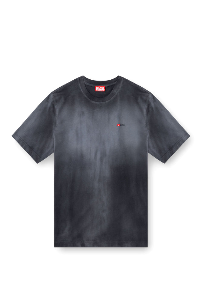 Faded T-shirt with micro logo embroidery (3)