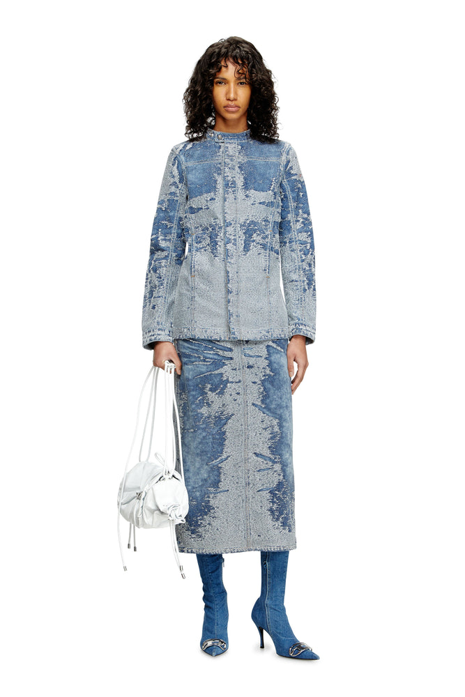 Jacket in distressed jacquard denim (3)