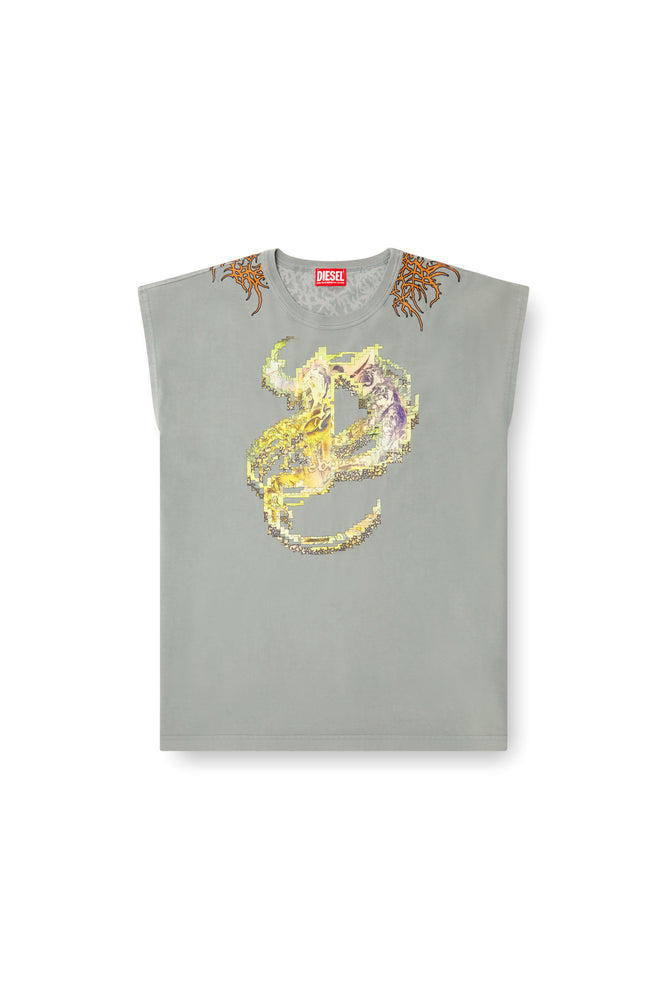 Tank top with tattoo graphics (3)