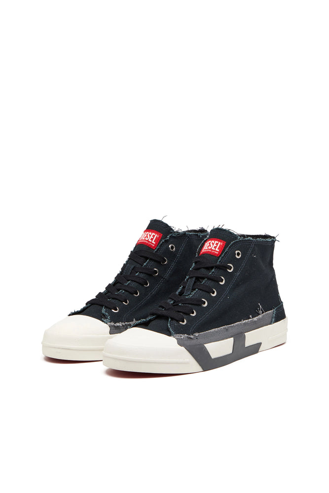 S-D-Verse-High-top sneakers in frayed canvas (7)