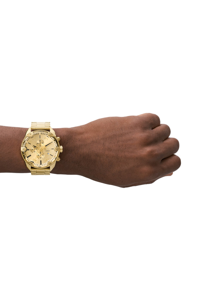 Spiked Chronograph Gold-Tone Stainless Steel Watch (3)