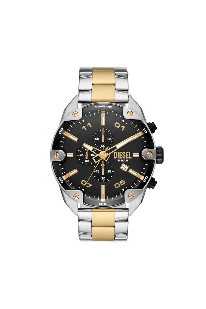 Spiked Stainless Steel Watch | Diesel Online Spiked Stainless Steel Watch | Diesel Online