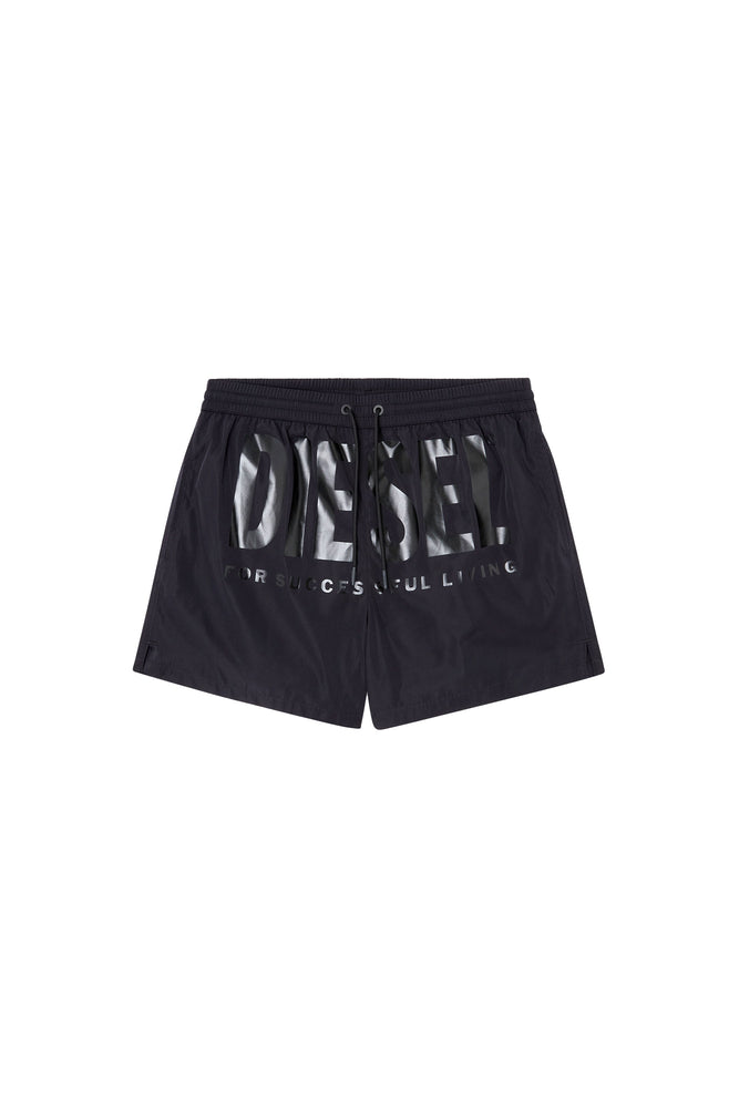 Mid-length swim shorts with maxi logo (3)