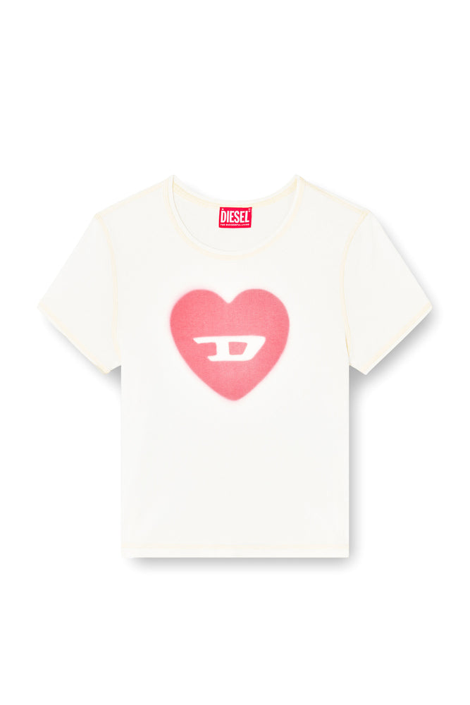 Ribbed T-shirt with watercolour heart D (3)