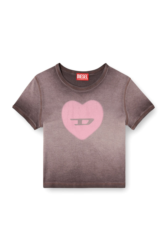 Ribbed T-shirt with watercolour heart D (3)