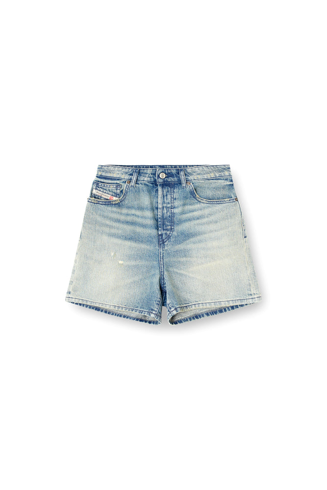 Shorts in worn-effect denim (3)