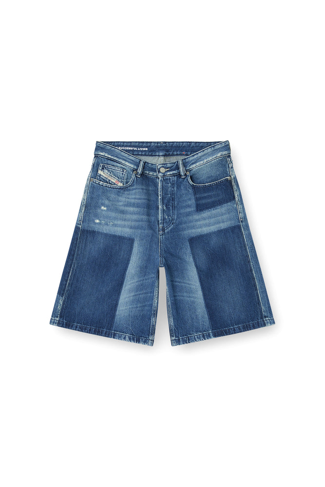 Shorts in contrast-effect denim (3)