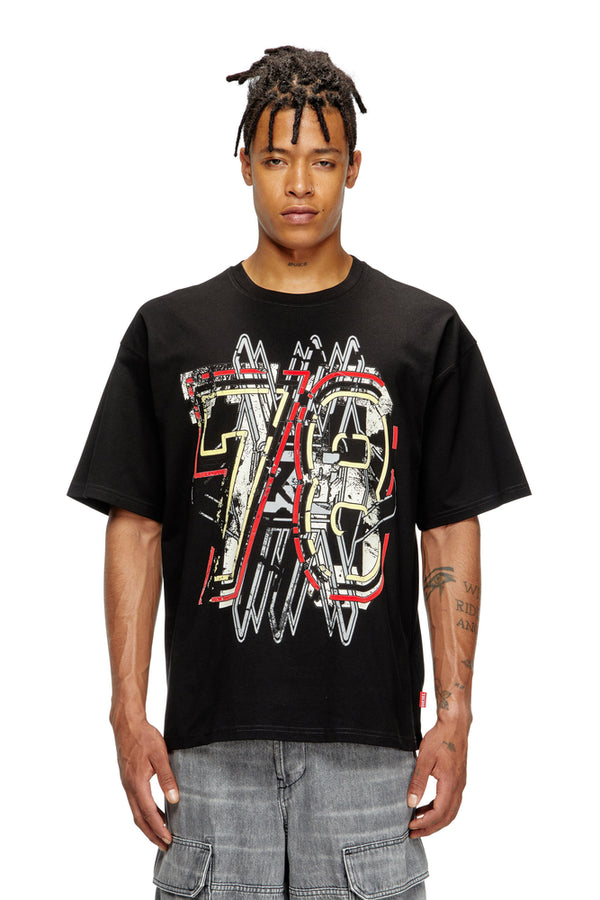 DIESEL Tシャツ T-shirt with 78 print | Diesel Online