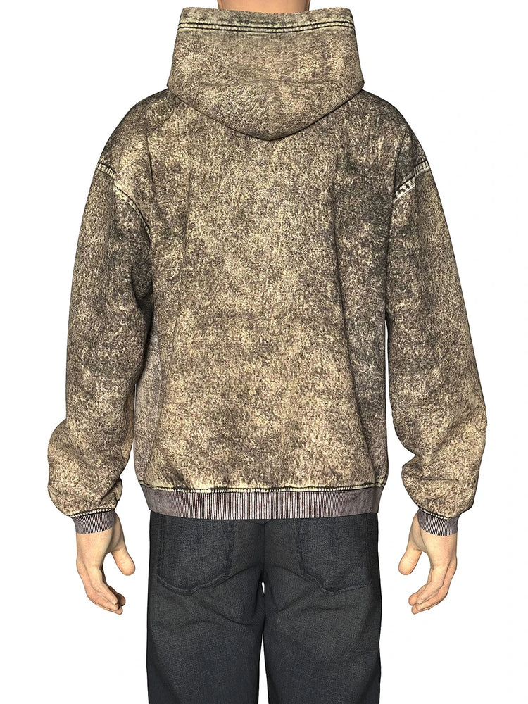 Cotton hoodie with kangaroo pocket (1)