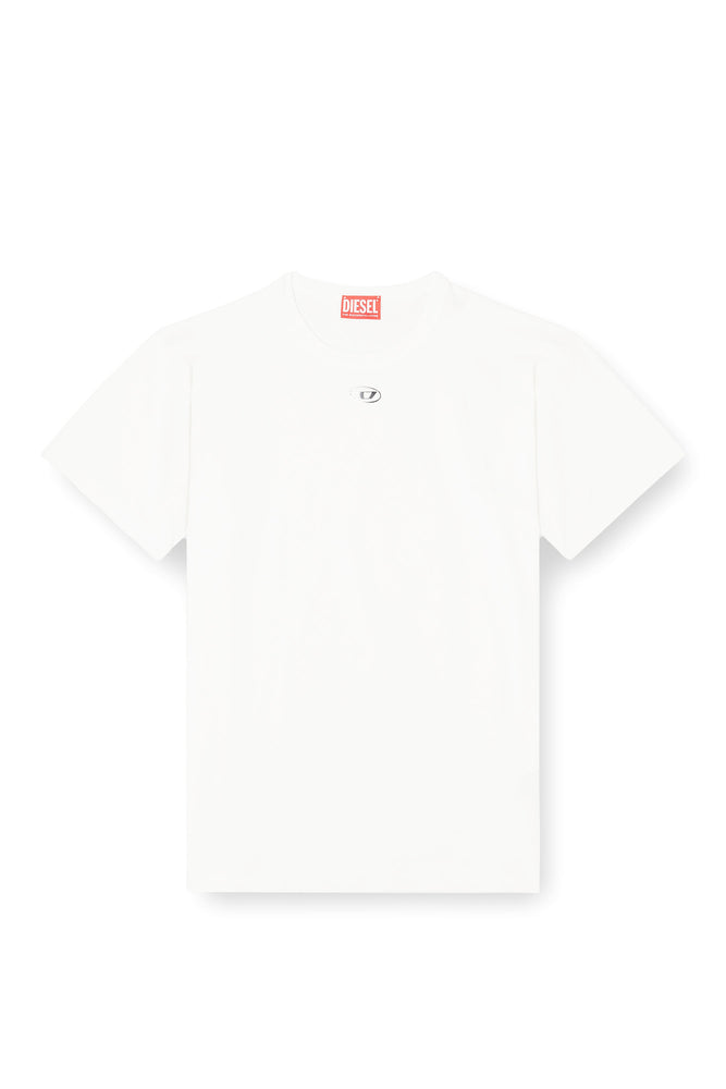 Cotton T-shirt with metallic Oval D (3)