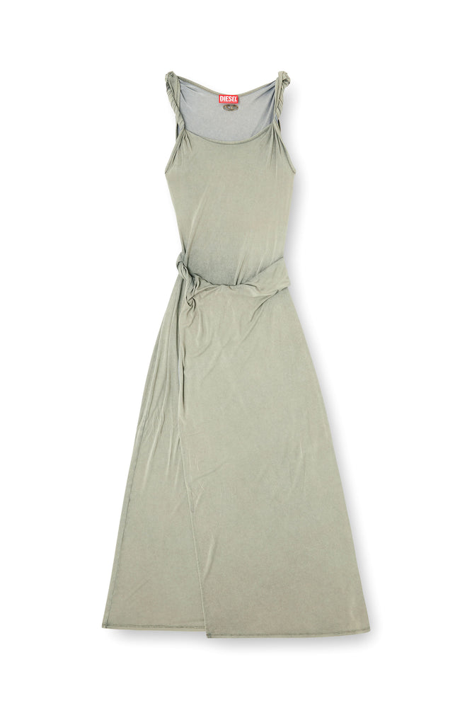 Jersey maxi dress with twisted details (4)