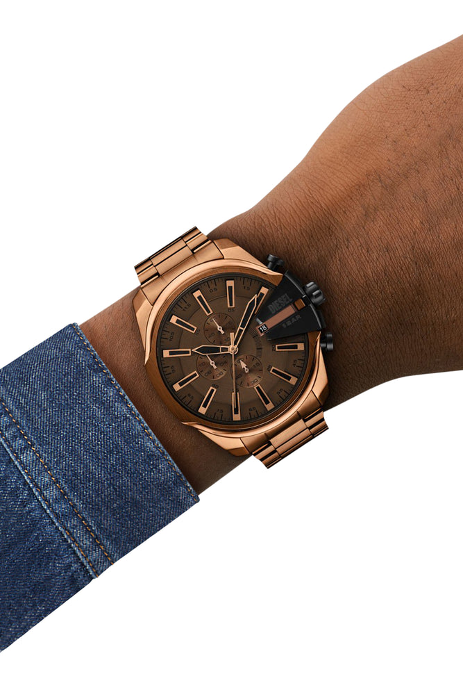 Mega Chief Slim Chronograph Brown Stainless Steel Watch (3)