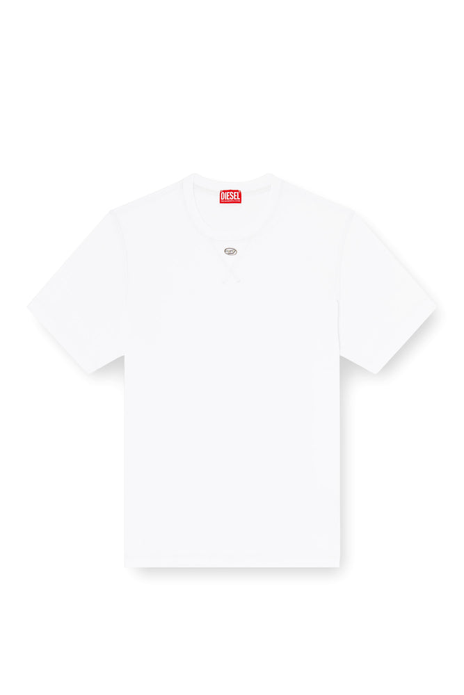 Regular T-shirt with crew neck and Oval D (3)