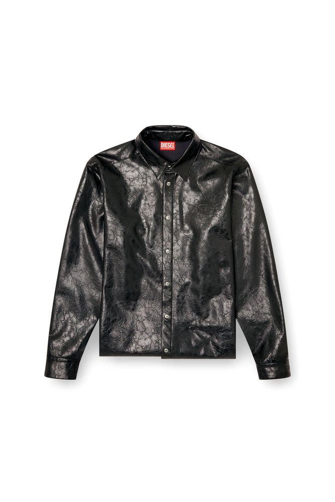 Textured shirt with branded buttons (3)