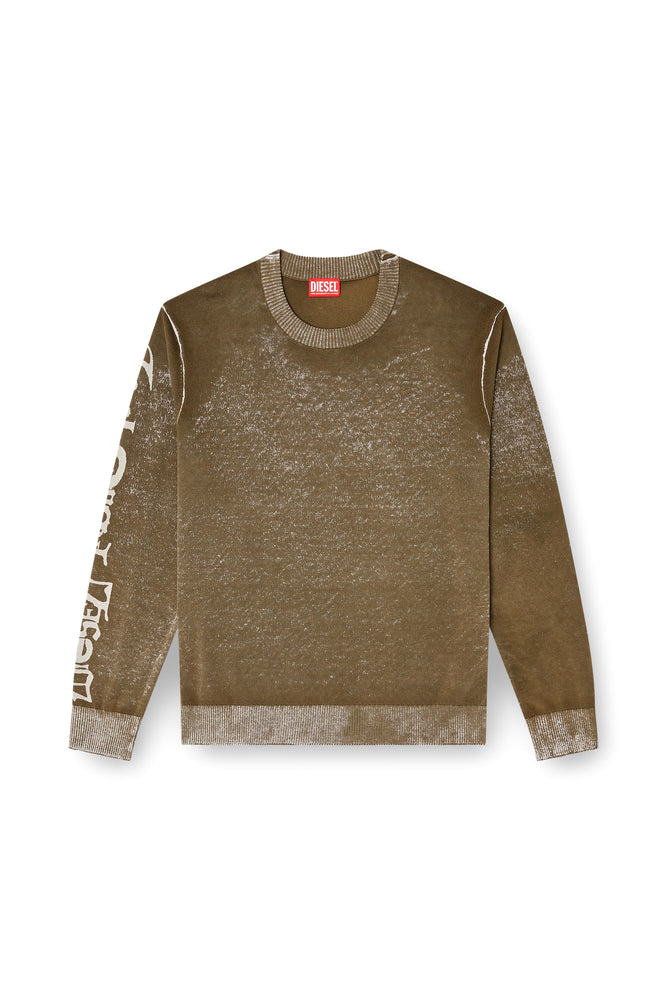 Faded reverse-print jumper with lettering (4)