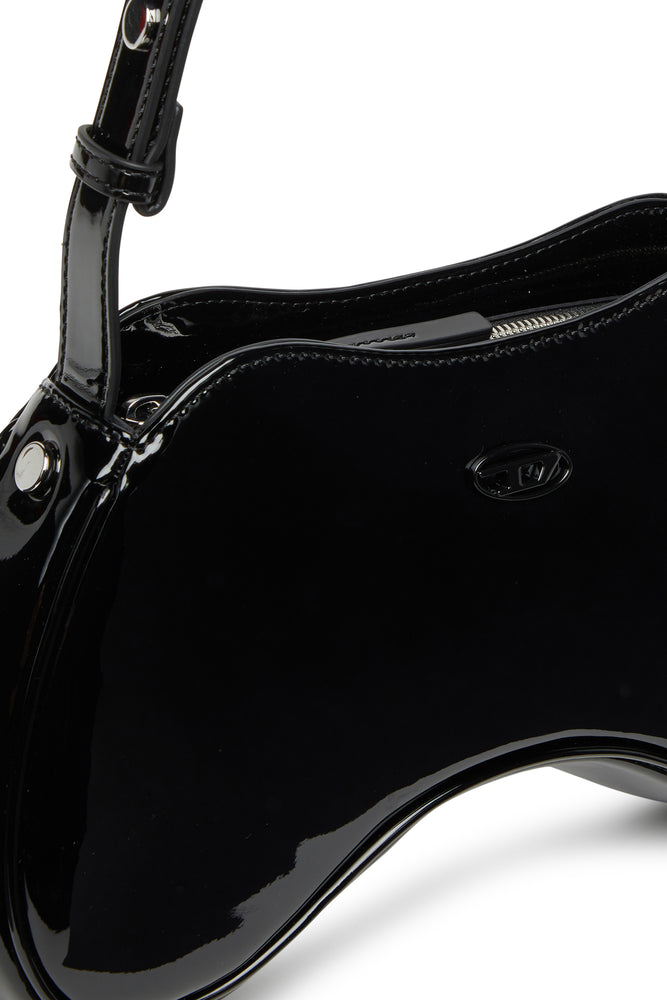 Play-Glossy crossbody bag with tonal logo (4)