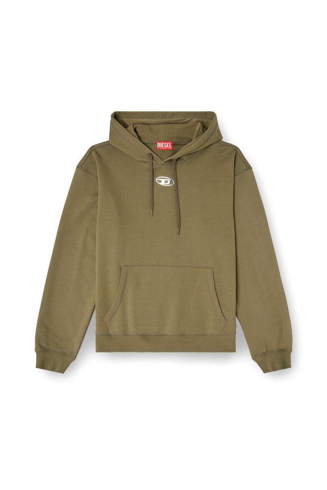 Cotton hoodie with metallic Oval D (3)
