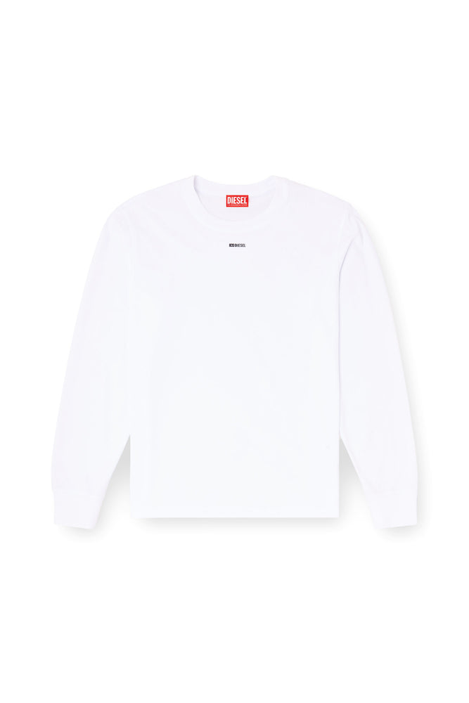 Long-sleeve T-shirt with metal logo (3)