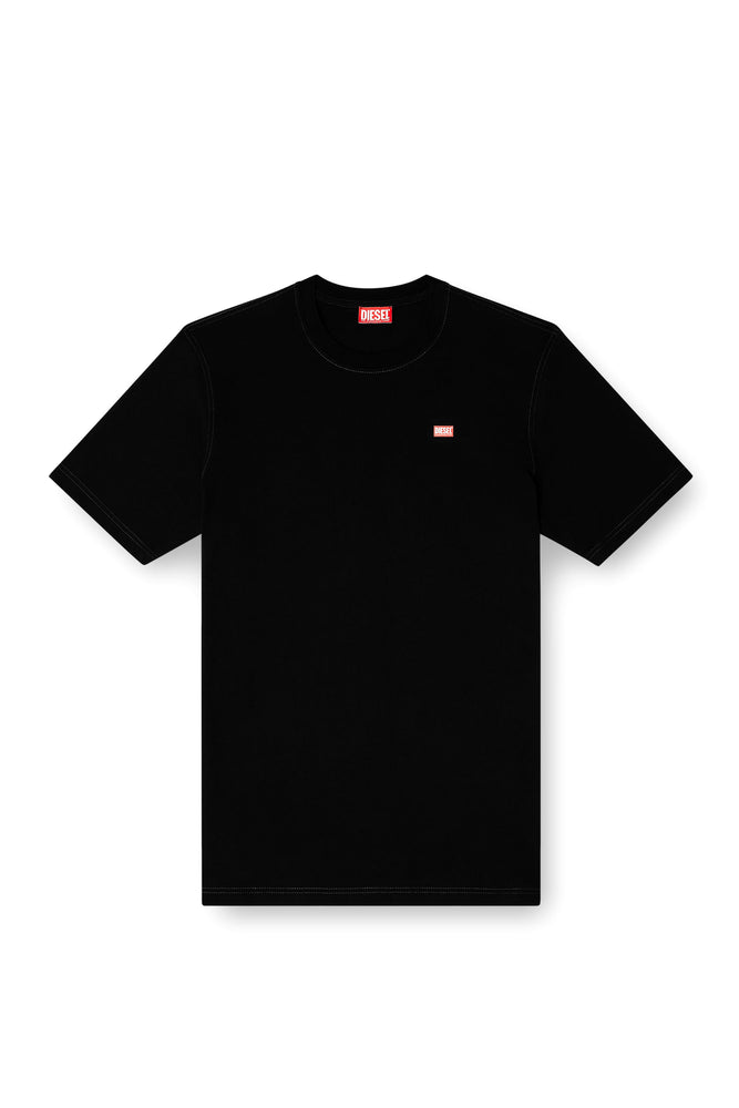 Regular T-shirt with Diesel patch and photo print (3)