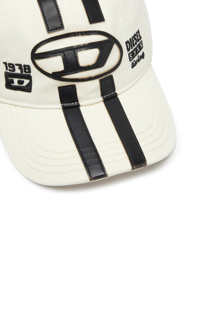 Cotton-twill baseball cap with contrasting appliques (2)