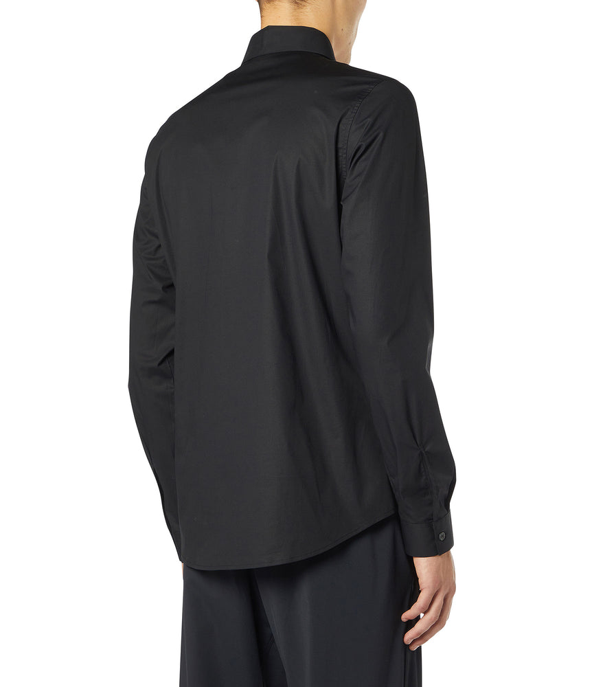 Stretch cotton popeline shirt (1)