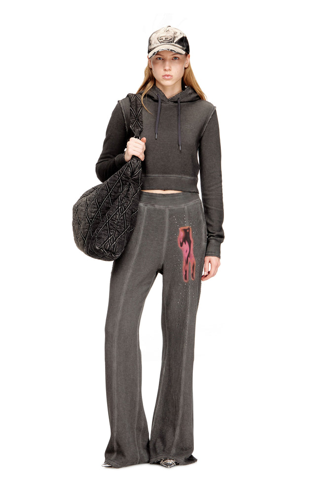Hoodie with rhinestone detailing on the back (2)