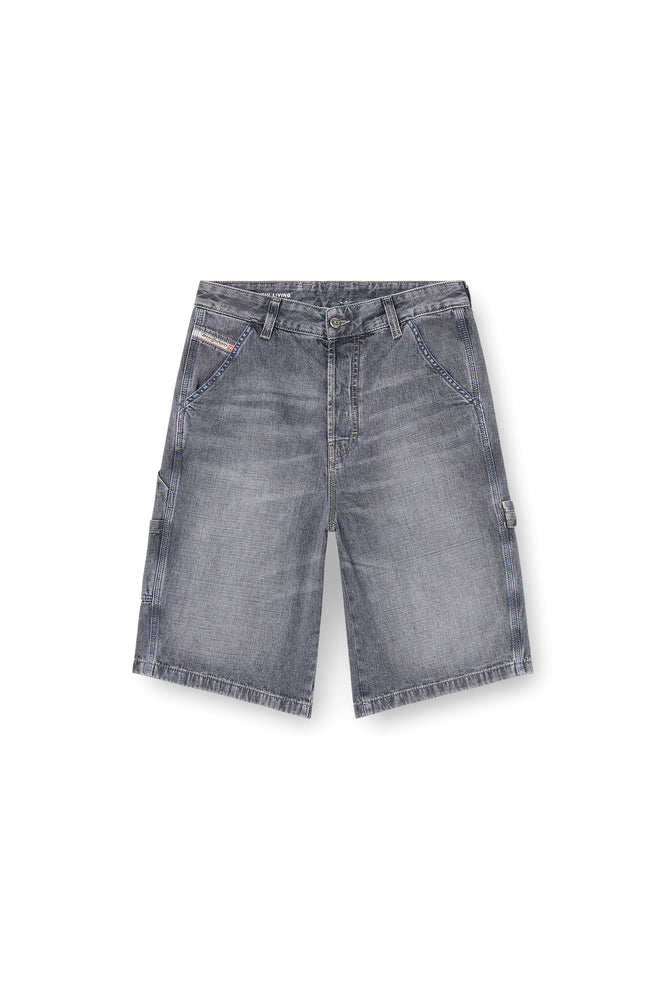 Relaxed denim shorts (3)