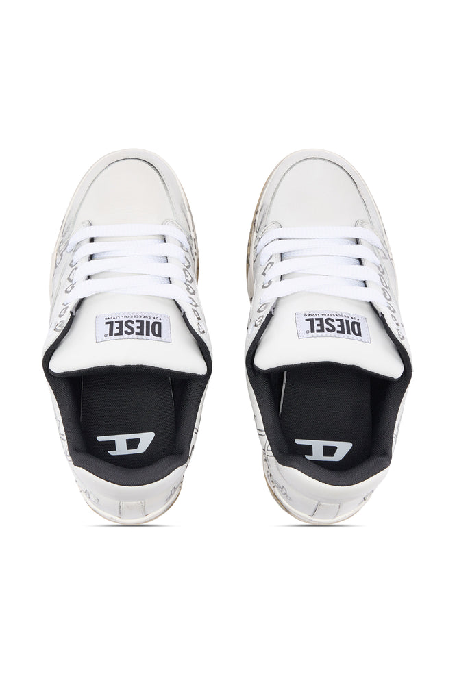 D-Ollie-Leather sneakers with graffiti print (5)