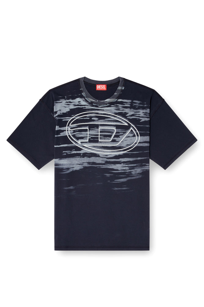 Cotton T-Shirt With Oval D Print (3)