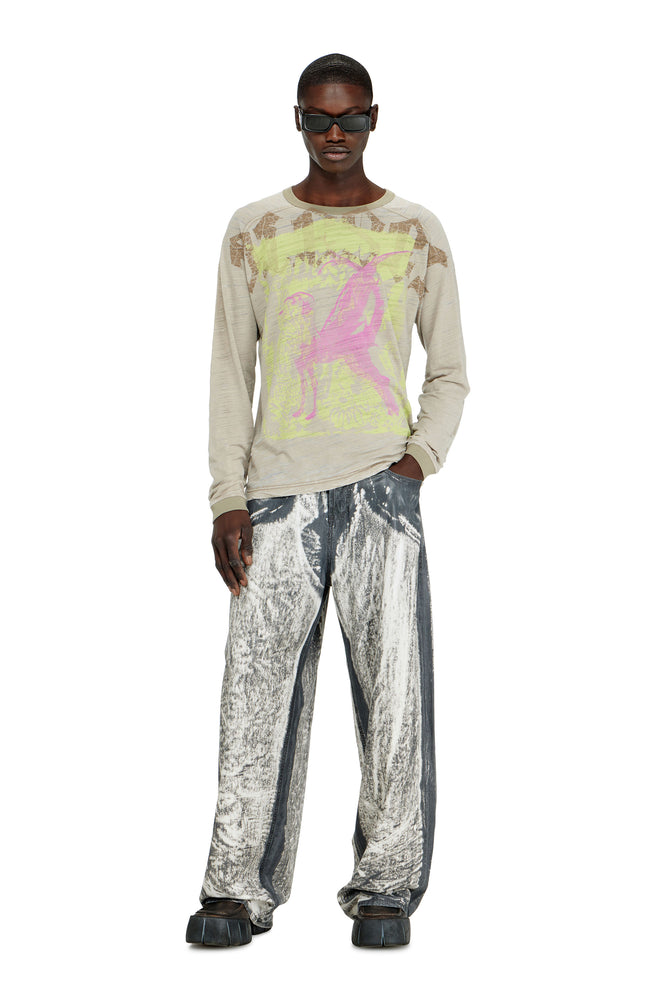 Long-sleeve T-shirt in printed jersey (3)
