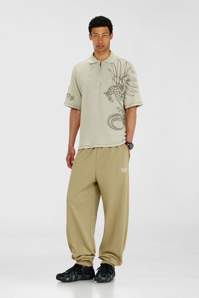 Cotton pants with metallic Oval D (2)