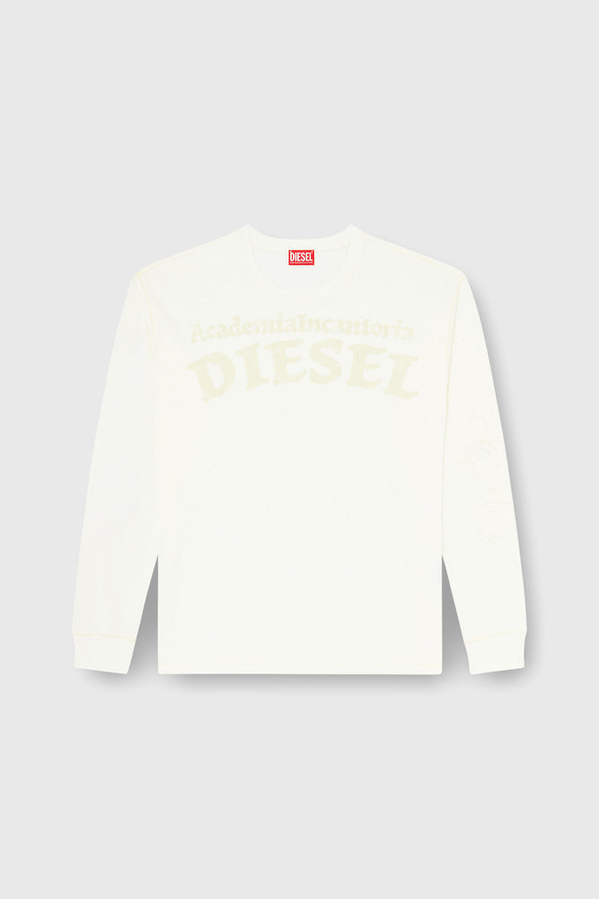 Long-sleeve T-shirt with prints and patches (3)